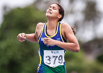 Larissa Schon vai ao Brasileiro Sub-16 e ao Sul-Americano Sub-18  (foto: Gustavo Alves/CBAt)